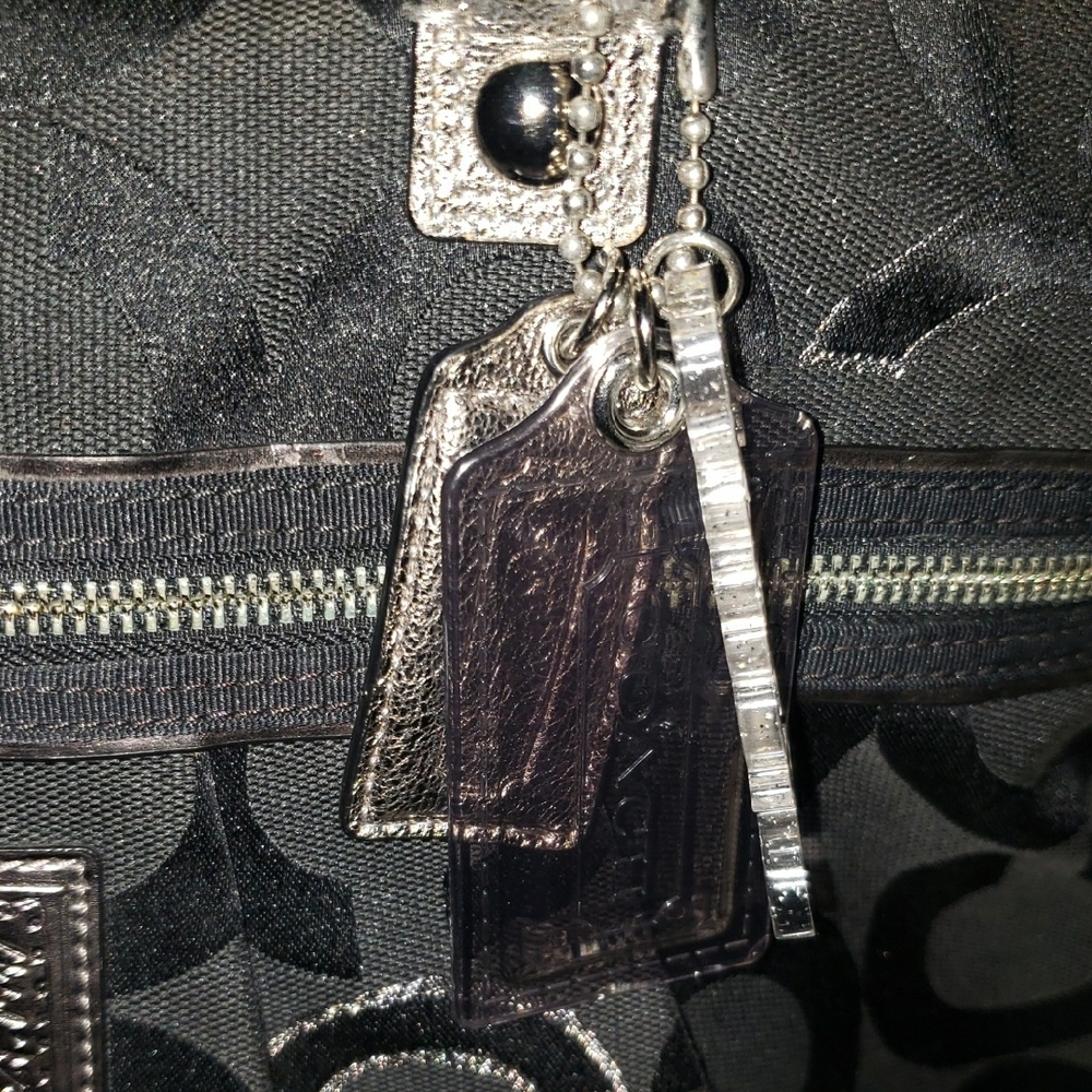 Coach Poppy Monogram Signature Tote - Picture 3 of 10